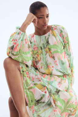 Maxivestido plisado - H&m фото 3