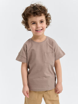 Футболка базовая Кокос с карманом - Bungly фото 3