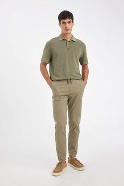 Хлопковые брюки скинни Jogger - Defacto фото 3