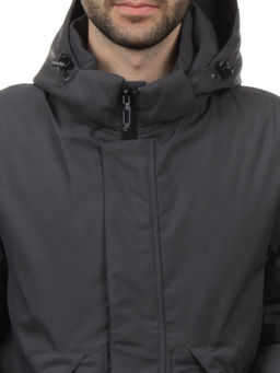 2180 DK. GRAY Куртка мужская зимняя облегченная (130 гр. холлофайбер)