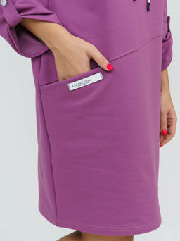 880 Платье "Брусника"