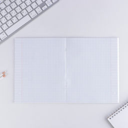 Цена за 3 шт. Тетрадь в клетку, 48 л., А5, на скрепке, блок №1 Паттерн МИКС - Artfox study фото 6