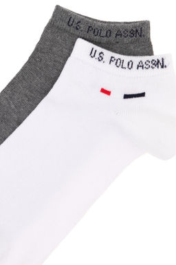 Мужские белые носки-пинетки Неожиданная скидка в корзине - U.s. polo assn фото 2