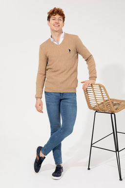 Erkek Mavi Jean Pantolon