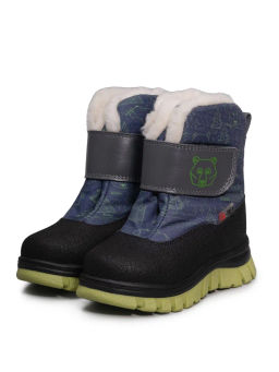 BO-328(33) Ботинки цвет серо-зеленый (шерсть) - Bottilini фото 3