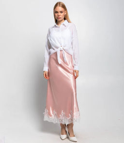 Рубашка #ОКТ115001, белый - Dommod фото 4