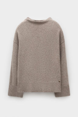 ЕВ 30245/ш/бежевый меланж джемпер жен