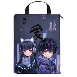 Папка для школьных тетрадей Феникс+ арт. 69312/ 24 КИБЕР АНИМЕ ( 33x25 см, 1 отделение (-я), молния, сублимационная печать)