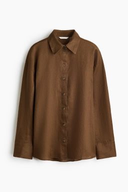 Camisa oversize de lino - H&m фото 2