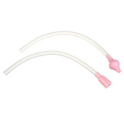 Аспиратор назальный с отводной трубкой «Совушка», розовый