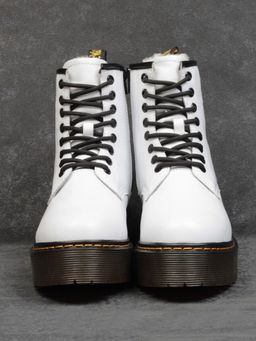 04-15265001 WHITE Ботинки зимние женские (натуральная кожа, натуральный мех) - Фабричный китай фото 8