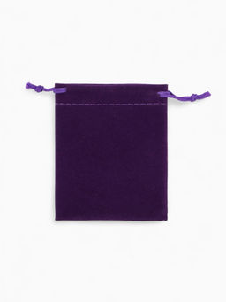 Набор мешочков бархатных 50 шт. 10×12 см, фиолетовый