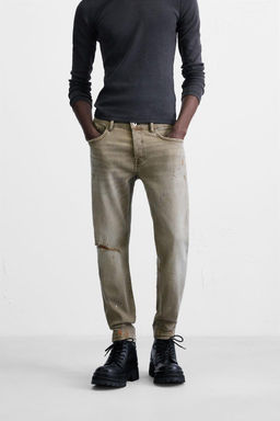 RIPPED SKINNY FIT JEANS - Zara фото 11
