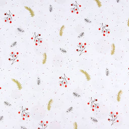 Цена за 10 шт. Бумага упаковочная новогодняя Красные шарики, глянец, двусторонняя, 80 г/м? , 70?100 см - UPAK LAND фото 6