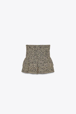 WIDE-WAIST BERMUDA SHORTS WITH RUFFLES - Zara фото 6