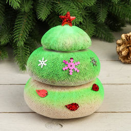 Набор для выращивания «Ёлка Новогодняя», фигурка растущая в подарочной упаковке