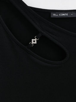 Джемпер женский CONTE ELEGANT LD 2377 black фото 6