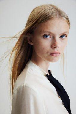 Blusa con lazada - H&m фото 4