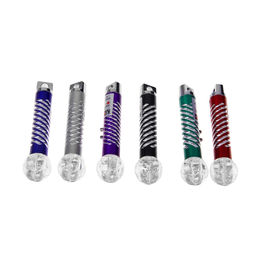 Цена за 24 шт. Фонарик Шар, на карабине, с лазером, светящийся, цвета МИКС - Simaland фото 2