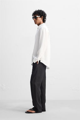 100% LINEN SHIRT - Zara фото 4