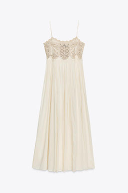 ZW COLLECTION CROCHET STRAPPY DRESS - Zara фото 7