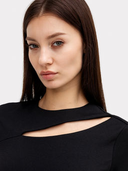 Платье женское макси в черном цвете - Mark formelle фото 6