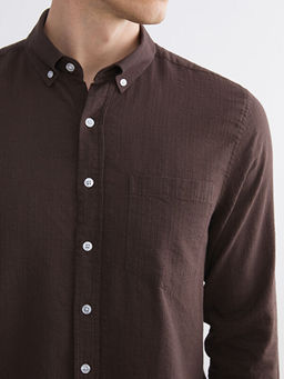 Regular Fit Uzun Kollu Arm?rl? Erkek G?mlek