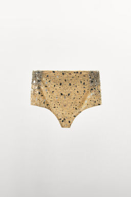 BEADED SHORTS WITH SEQUINS - Zara фото 5