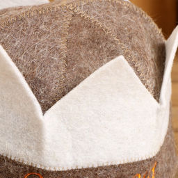 Шапка для бани и сауны (колпак) КОРОНА ЦАРИЦА - Добропаровъ фото 2