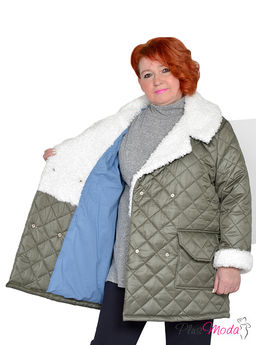 Жакет-парка Модель №1907 размеры 44-84 - Plusmoda фото 48