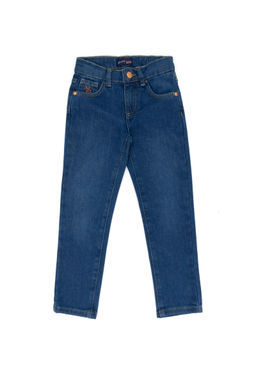 Синие джинсовые брюки для девочек - U.s. polo assn фото 2