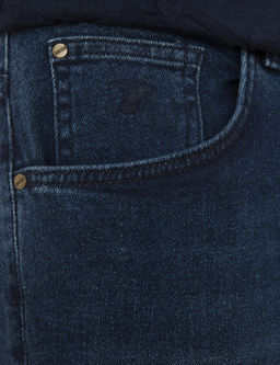 Темно-синие джинсовые брюки стандартного кроя - Cacharel фото 4