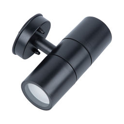UUL-S22D-2x7W/GU10 IP65 BLACK Светильник уличный, под две лампы GU10. Архитектурный накладной. Корпус черный. TM Uniel