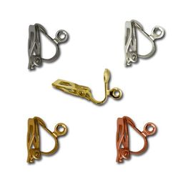 "Zlatka" Заготовки для клипс DC-073 1.2 см 50 шт СК/Распродажа №03 под черный никель