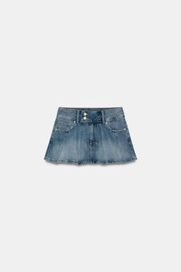 FALDA DENIM TRF TABLAS / Azul claro - Zara фото 4