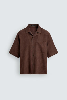 RELAXED FIT JACQUARD SHIRT - Zara фото 7