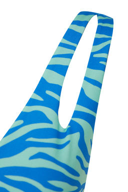 TRENDYOLMILLA Zebra Desenli Ucgen Cut Out/Pencereli Bikini Ustu TBESS24BU00164  фото 7