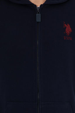 Кардиган U.S. Polo Assn мужской темно-синий хлопок  фото 18