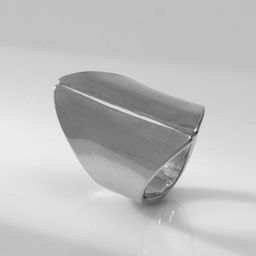 Кольцо металл Тренд лепестки крупные, цвет серебро, размер 16 - Qf фото 2