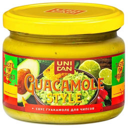 Соус Гуакамоле для чипсов UNI DAN 280г ст/б