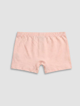 Pamuklu Bask?l? K?z ?ocuk Boxer