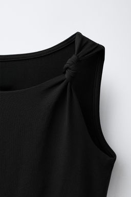 BODY POLIAMIDA NUDO / Negro - Zara фото 3