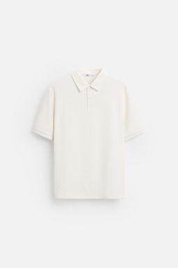TEXTURED POLO SHIRT - Zara фото 14