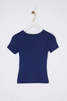 Ekru Slogan Fitted/Vucuda Oturan Pamuk Ribana Orme T-Shirt TWOSS26TS00071 - Trendyolmilla фото 13