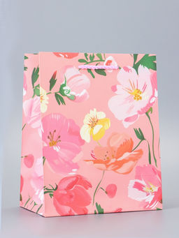 Цена за 2 шт. Пакет подарочный ламинированный Цветочное счастье 18?22.3?10 см