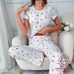 Пижама женская комплект лонгслив и штаны