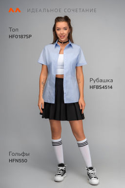 Женская приталенная рубашка Happyfox