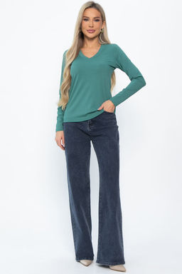 Джемпер трикотажный Бетси (зеленый) Б14870-50М - Lt collection фото 7