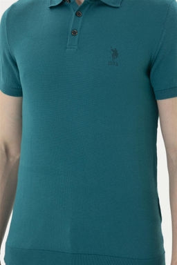 Мужской темно-зеленый свитер - U.s. polo assn фото 6