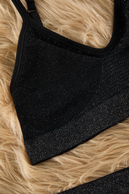 TRENDYOLMILLA Bordo Seamless/Dikissiz Simli/Parlak Kaps?z Orme Ic Camas?r? Tak?m? THMSS25CC00001  фото 6